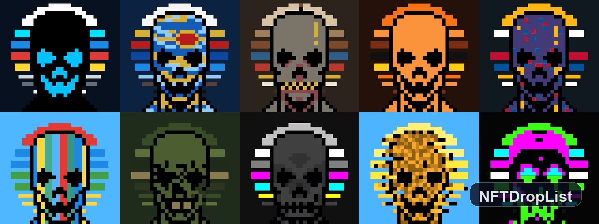 1337 Skulls NFT Collection Banner