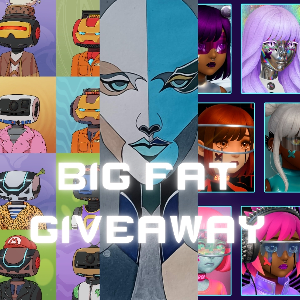 The BIG FAT GIVEAWAY ā 3 Founders, 4 Collections, 50 NFT Winners!