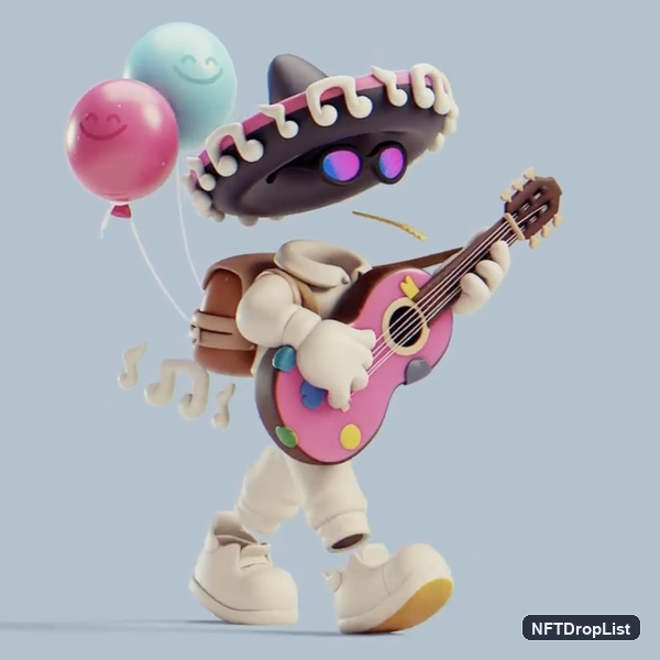 3D Invisible Friends NFT Logo
