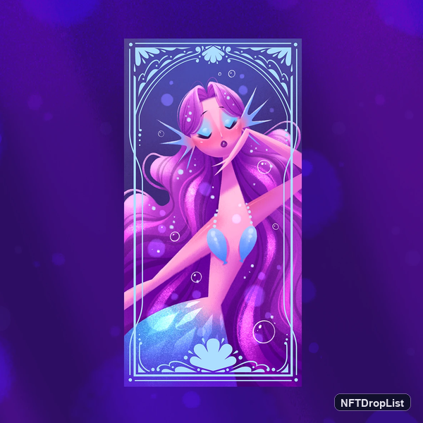 Like a Mermaid NFT Logo