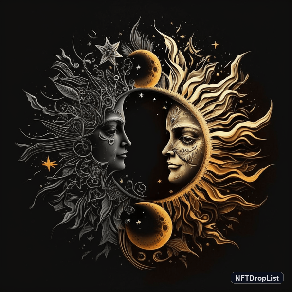 Sol and Luna NFT Logo