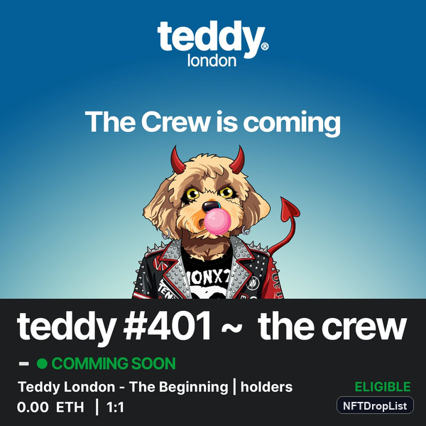 Teddy London: The Crew NFT Logo
