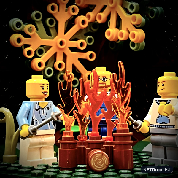This Lego is Fire NFT Logo